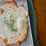 Rosemary Parmesan Country Flatbread-The Wimpy Vegetarian