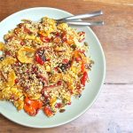 Roasted Squash with Pomegranate and Pepitas Tossed in Quinoa : The Wimpy Vegetarian