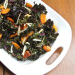 Kabocha Kale Salad with Persimmons : The Wimpy Vegetarian