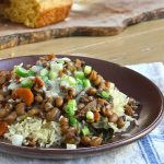 vegetarian Hoppin' John a traditional New Years Day dish for good luck