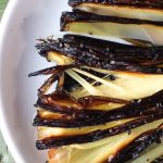 crispy roasted leeks
