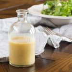 Make this Pear Vinaigrette in 10 minutes with just one pear, pear vinegar (or apple cider vinegar), mustard, and a good olive oil. It will make your salad shine!